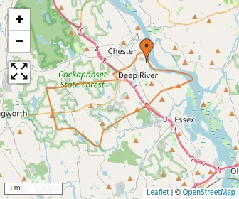Area schools map